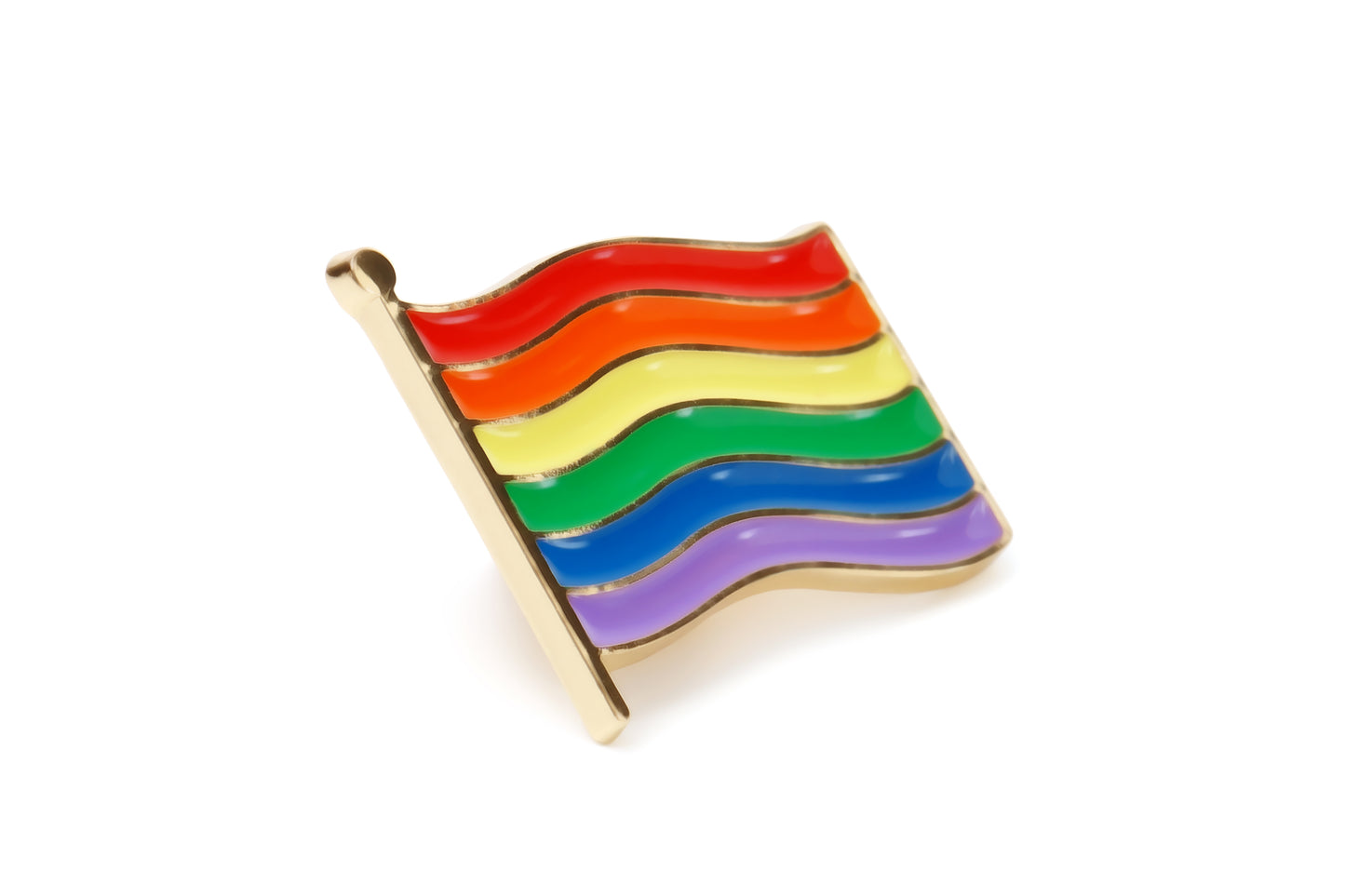 レインボー フラッグ ピンバッジ LGBT SDGs ゲイ レズ プライド 性的少数者 アウェアネス ピンバッチ ピンバッヂ